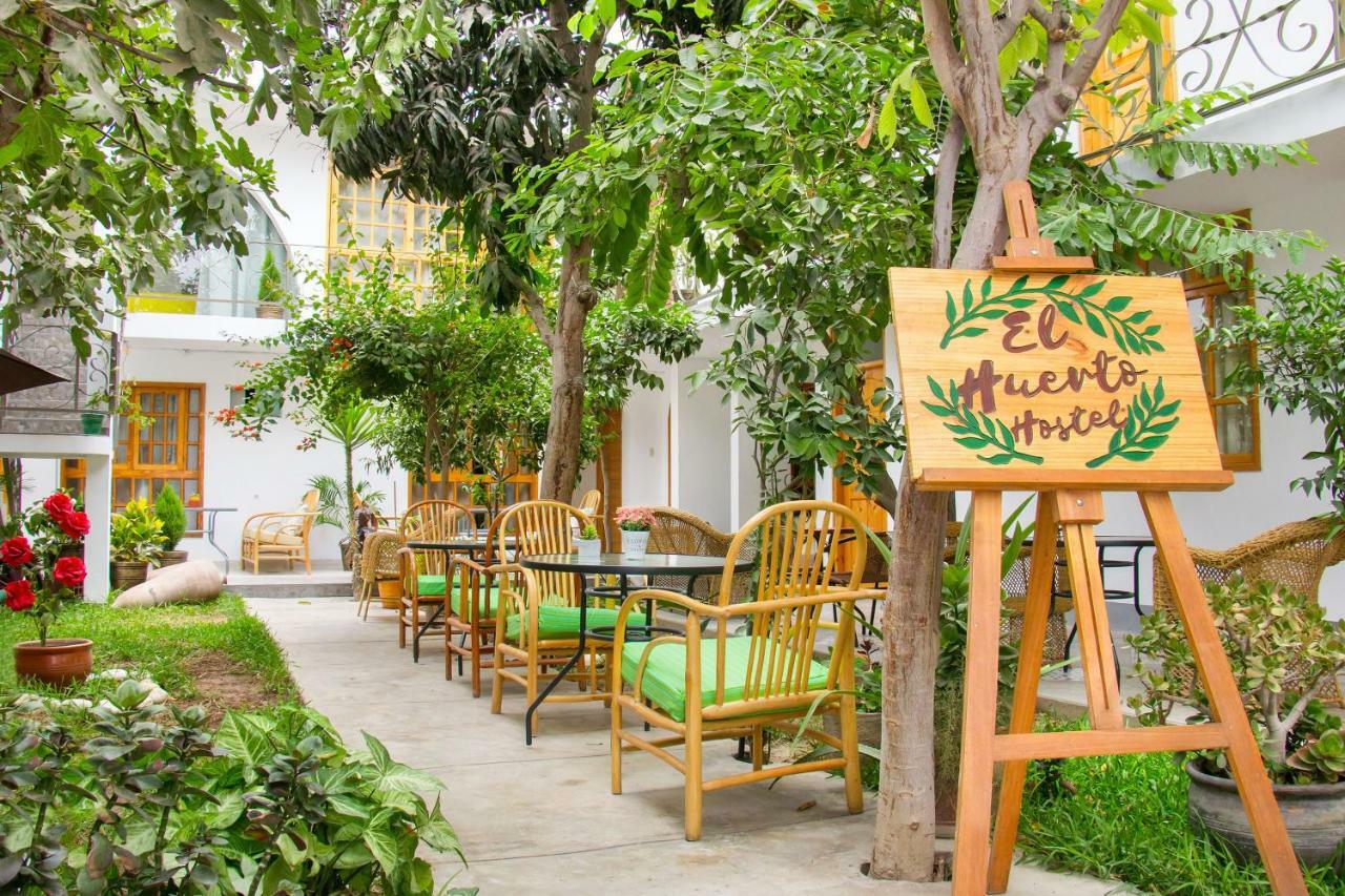 El Huerto Hostel Ica Esterno foto
